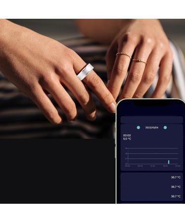 Sleep Tracker Ring 18mah Wearable Waterproof Smart Health Ring for Daily Use (23)(23 23) Size 18 Applicable Finger Circumference: Approx. Size 18 Applicable Finger Circumference: Approx. - Buy Online on SooperMarket.com
