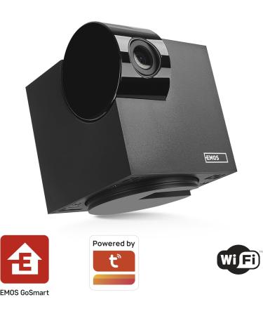 Buy Emos Gosmart WiFi Monitoring Camera - 3MP/1296P Indoor Smart Home Animal Camera Alexa & Google Assistant Compatible Rotating & Tiltable Camera for Pet Monitoring - Buy Online on SooperMarket.com