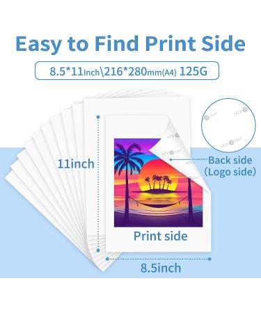 HTVRONT Sublimation Paper 8.5 x 11 Inch - 120 Sheets | Ideal for T-shirts, Tumblers, and Mugs - Buy Online on SooperMarket.com