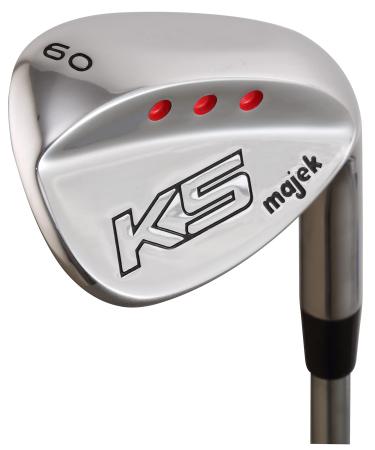 Majek Golf Petite Senior Ladies Lob Wedge (LW) 60 Right Handed Ladies Flex Steel Shaft (Petite - 5' to 5'3") with Premium Arthritic Ladies Golf Grip