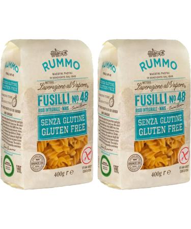 Gluten Free Pasta Bundle with Rummo Fusilli No.48 400g x2 (Pack of 2) - Buy Online on SooperMarket.com