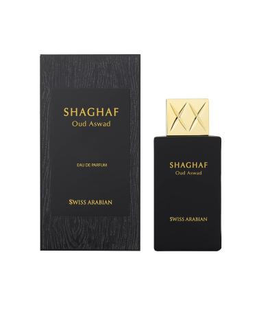 Swiss Arabian Shaghaf Oud Aswad - Luxury Products From Dubai - Long Lasting Personal EDP Spray Fragrance - A Seductive Signature Aroma - 2.5 Oz - Buy Online on SooperMarket.com