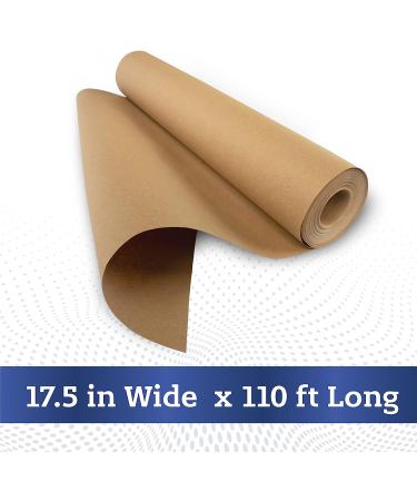 Brown Kraft Paper Roll 17.5 in x 1320 in (110 ft) Made in The USA - Brown Paper Roll - Brown Wrapping Paper Roll - Brown Craft Paper Roll - Roll of Paper - Kraft Wrapping Paper  Shipping Paper - Buy Online on SooperMarket.com