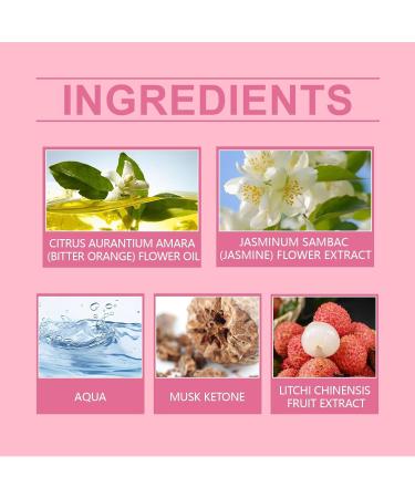 Brazilian Spray Fruity Fragrance Perfume Mist Hair & Body Fragrance Mist Brazilian Fragrance Perfume for Women Eau de Toilette Day or Night Spray (Brazilian Jasmine) (Jasmine) - Buy Online on SooperMarket.com