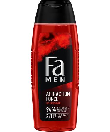Fa Men 2-in-1 Body & Hair Shower Gel Attraction Force with Refreshing Fragrance of Bergamot & Lime 250 ml