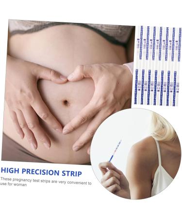 FRCOLOR 50pcs Early Pregnancy Test Strips Pruebas De Embarazo Pregnancy Testing Supply Midstream Test Stick Pregnant Test Supplies Cow High Precision Pregnancy Tests Plastic Pregnant Woman - Buy Online on SooperMarket.com