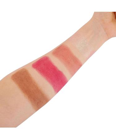 DELISOUL 8 Colors Cream Blush Highlighter Contour Stick Palette - Long Lasting Makeup Set - Buy Online on SooperMarket.com
