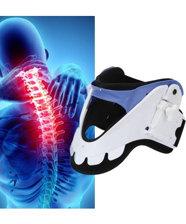 Neck Traction Device - 2 Button Adjustable Cervical Support for Home & Hospital | Breathable Neck Traction - Buy Online on SooperMarket.com