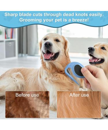 Adiwo Pet Knotting Comb - Steel Blade Knot Removal Tool for Cats | De-Filtered Hair Detangler & Undercoat Brush | 1 Piece - Buy Online on SooperMarket.com