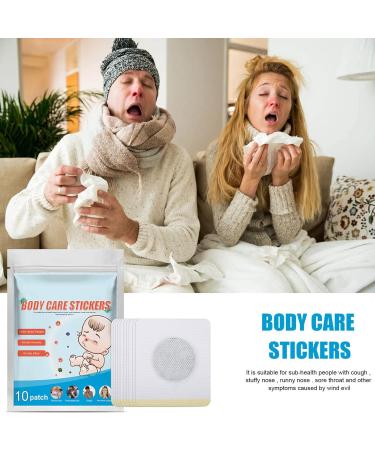 Demeras Body Care Cough Sticker - Herbal Acupoint Relief Patch for Sore Throat - Buy Online on SooperMarket.com