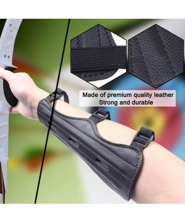 Adjustable Leather Archery Arm Guard for Bow Protection - Buy Online on SooperMarket.com