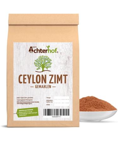 Ceylon cinnamon ground (1kg) with little coumarin in premium quality | 100% GENUINE Ceylon cinnamon powder 1 kg (1 pack)