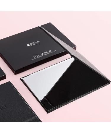 DUcare Travel Folding Makeup Mirror - Portable Slim Pocket Mirror with Stand - Ideal for On-the-Go Beauty - Buy Online on SooperMarket.com