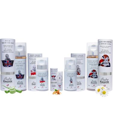 Baby Kingdom Collection Body Cream - Moisturizes Protects and Heals Dry and Sensitive Skin 98% Naturally and Hypoallergenic 150 mL (5.28 Fl Oz) - Buy Online on SooperMarket.com
