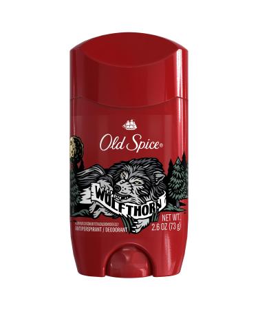 Old Spice Wild Collection Invisible Solid Antiperspirant Deodorant Wolfthorn 2.6 Ounce (Pack of 2)