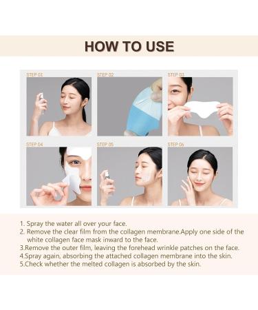 Forehead Wrinkle Patches Snail Collagen Mask Anti Wrinkle Patches For Fine Wrinkles Between Eyes & Face Snail Wrinkle Patches With Hydrolyzed Collagen Anti Wrinkle Collagen Film For Face 5Pairs - Buy Online on SooperMarket.com