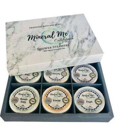 Shower Bombs Aromatherapy - Shower Steamers with Organic Essential Oils for Vaporizing Steam Spa, Relaxation and Stress Relief. Vapor Shower Tablets, Shower Melts - Self Care Gifts for Women and Men