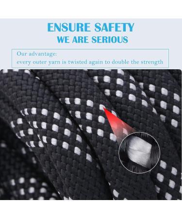 WEREWOLVES 8MM Climbing Rope - High Strength Safety Rope for Rock Climbing, Rappelling, Fire Rescue - 32ft Length - Buy Online on SooperMarket.com