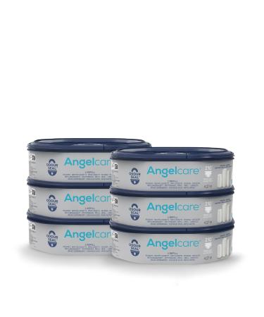 Angelcare refill cassette for diaper pail Dress-Up and Classic XL 6-pack