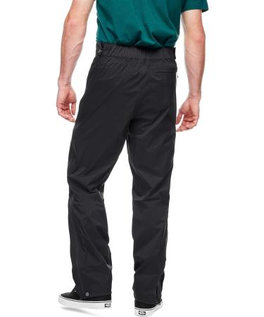 Black Diamond Stormline Stretch Full Zip Rain Pants - Men's | Black | Medium - Buy Online on SooperMarket.com