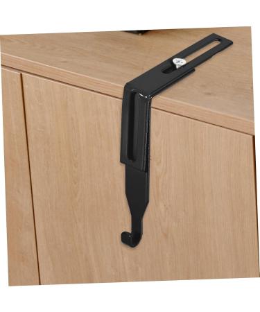 Cabilock 4pcs Metal Cabinet Hooks Peg Hooks Clothes Hangers Cabinet Hanger Hanging Hook Mirror Heavy 8.00X7.00X1.20CM Black - Buy Online on SooperMarket.com