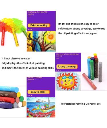 Professional Oil Pastel Set - 50 Vibrant Colors for Artists, Students & Beginners - Buy Online on SooperMarket.com
