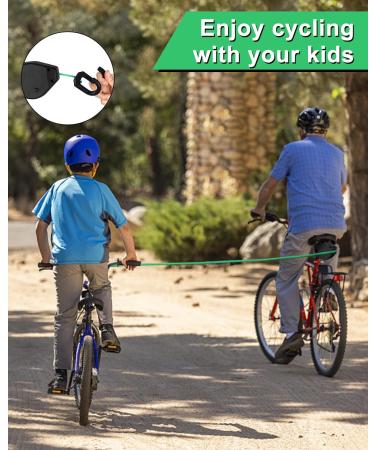MUXIAO 2.5m Bike Tow Rope for Children - Retractable Parent-Child Bicycle Tow Rope Accessory | Outdoor Traction for Kids & MTB Trailers - Buy Online on SooperMarket.com