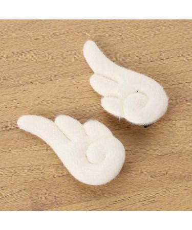 OSALADI 3 Pairs Angel Wings Hair Clip Cute Leather Hair Barrettes Cartoon Non Slip Clamps for Girl Cosplay - Buy Online on SooperMarket.com