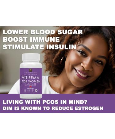 Inositol Max 10,000mg with Soy Isoflavones, Diindolymethane DIM, and Evening Primrose Oil | High Strength Estrogen Supplement for Women | 60 Capsules - Buy Online on SooperMarket.com