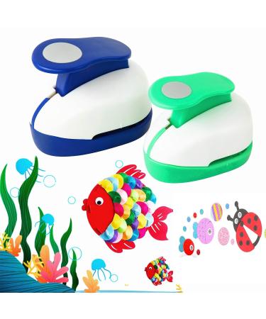 2PCS Circle Punch 1inch+ 5/8inch Hole Punch Shapes Paper Punch Circle Cutter for Paper crafts Scrapbook Punches Bottle Caps for Crafts Earring Card Craft Punch for Nail Strips Whole Puncher(16mm+25mm) 2PCS circle 16mm+25... - Buy Online on SooperMarket.com
