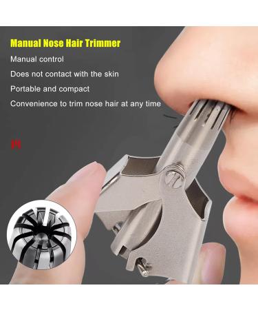 Nose Hair Trimmer for Men - 360 Rotating Stainless Steel Nasal Hair Trimmer | Detachable Design - Buy Online on SooperMarket.com