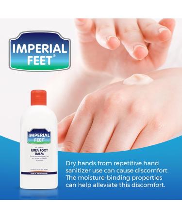 Imperial Feet Urea Foot Balm - Natural Moisturizing Cream for Rough Skin & Cracked Heels - 150ml Antioxidant Formula with Wild Herb Extract - Buy Online on SooperMarket.com