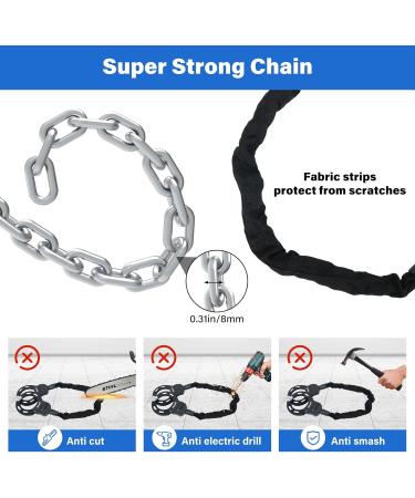 Secure Your E-Scooter: Premium Handcuff Lock with Key & Waterproof Bag - Ideal for Segway Ninebot Xiaomi Niu Tyta006b | Best E-Scooter & Bicycle Security - Buy Online on SooperMarket.com