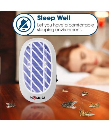 2 Packs Bug Zapper Indoor Plug in Fly Zapper Electric Fly Traps Indoor for Home Use Fruit Fly Traps Indoor Living Room Kitchen Bedroom - Buy Online on SooperMarket.com