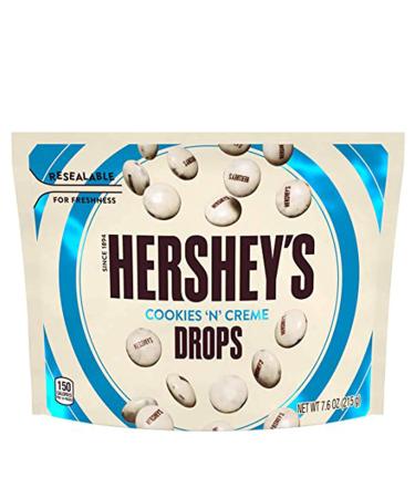 HERSHEYS DROPS WHIT CHCLT CKS N C1 PIECES COOKIES & CREAM DROP 8 OZ - 0034000271061