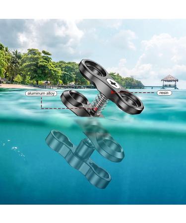 Seafrogs 1'' Underwater Diving Camera Arm | Black Standard Ball Clam for Underwater Photography | Compatible with GoPro Action Camera | CP-2 - Buy Online on SooperMarket.com