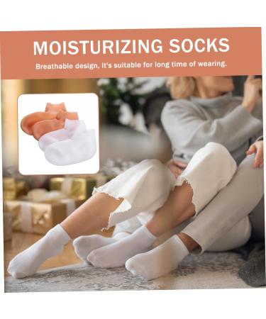 FOMIYES 2 Pairs Exfoliating Moisturizing Socks Sebs Women's Spa Nursing Cover - Buy Online on SooperMarket.com