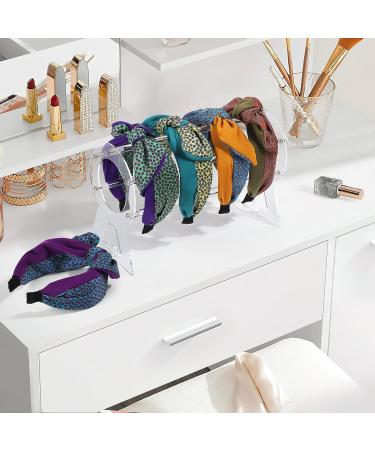 Suneerplay Clear Acrylic Headband Holder Organizer Stand for Women and Girls - Buy Online on SooperMarket.com
