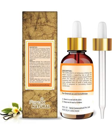 Crysalis Vanilla (Vanilla Planifolia) Oil |100% Pure & Natural Undiluted Essential Oil Organic Standard/Gently Cleanses and Promotes Anti-Aging Reduces Fine Lines & Age Spots & Healthy Hair 30ml 30 ml (Pack of 1) - Buy Online on SooperMarket.com