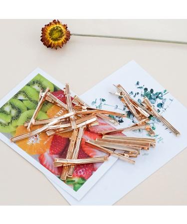 Qearl 2.36 Inch Alligator Hair Clips - 50 Pieces Gold Clips for DIY Bows - Salon & Baby Girls Accessories - Buy Online on SooperMarket.com