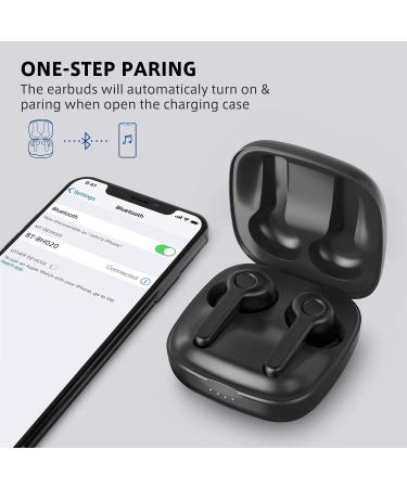 Boltune Wireless Earbuds - Bluetooth V5.0, IPX7 Waterproof In-Ear Headphones - Black - Buy Online on SooperMarket.com