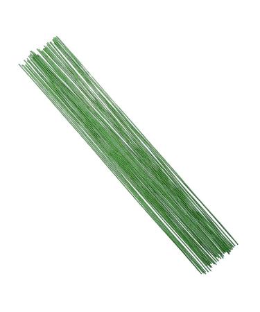 DECORA 18 Gauge Green Floral Stem Wire for Artificial Flower Making 16 inch 50/Package