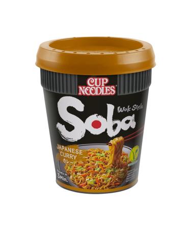 Nissin Soba Japanese Curry Noodle Cups 4x90g