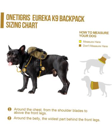Buy Oneigris Eureka Backpack for Small Dogs - Green Feces Bag Dispenser Ideal for Hiking - L 14 x W 6 x H 18 cm - Buy Online on SooperMarket.com