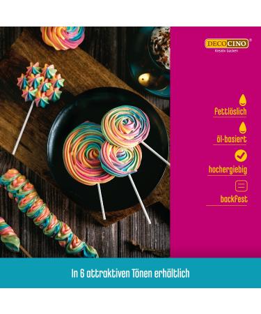 Decocino Fat-Soluble Blue Color Paste - 15g - Oil-Based Food Coloring for Chocolate Buttercream Fondant & Cake Dough | Ideal for Baking & Decorating - Buy Online on SooperMarket.com