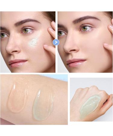 Makeup Base Face Primer Gel Matte Cream Invisible Pores Base Makeup Base Gel Cosmetic Cream for Face Face Primer for Wrinkles and Pores Green - Buy Online on SooperMarket.com