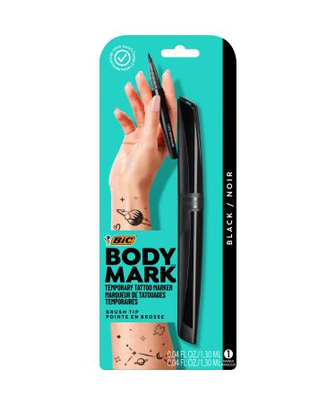 BIC BodyMark Temporary Tattoo Marker  Fine Tip Black