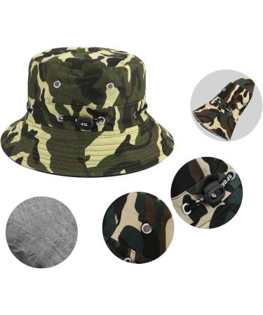 Apanphy Outdoor Angel Hat Cap | Fishing Hat with Net Grids | Summer Bucket Hat for Men | UV Protection Headgear - Buy Online on SooperMarket.com