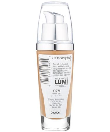 L'Oreal True Match Healthy Luminous Makeup SPF 20 - N7-8 Classic Tan 1 fl oz - Buy Online on SooperMarket.com