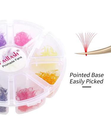 10D D Curl Color Lash Extensions 1000pc Mix 13mm - Handmade Premade Fans for Stunning Eyes - Buy Online on SooperMarket.com
